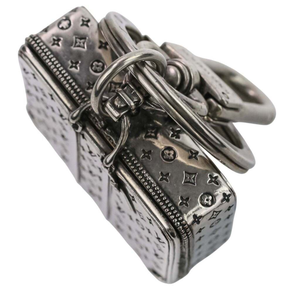 LOUIS VUITTON The Sirius Travel Monogram Bag Charm Key Ring M62717 Silver Col... - Picture 10 of 16